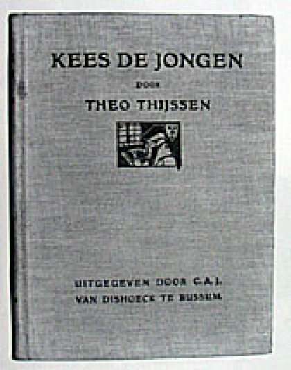 Eerste druk van Kees de jongen, verschenen bij uitgeverij Van Dishoeck.